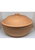 Cookware with lid-clay unglazed / Sac  Ø32cm