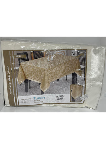 Simli Tablecloth 160x220cm Beige