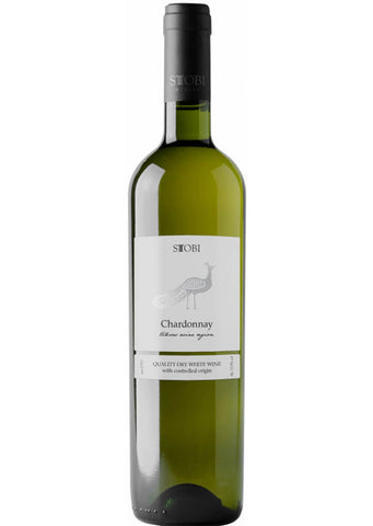 Stobi -  Chardonnay Dry white wine 12.50% vol. Alcohol 750ml