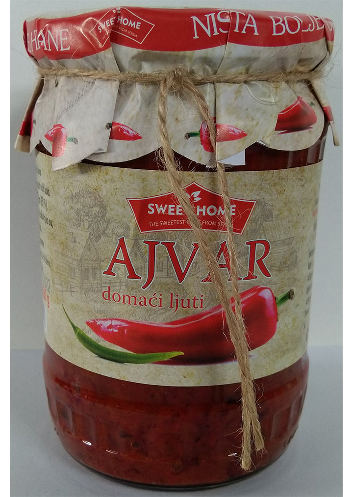 Sweet home Ajvar hot 560g