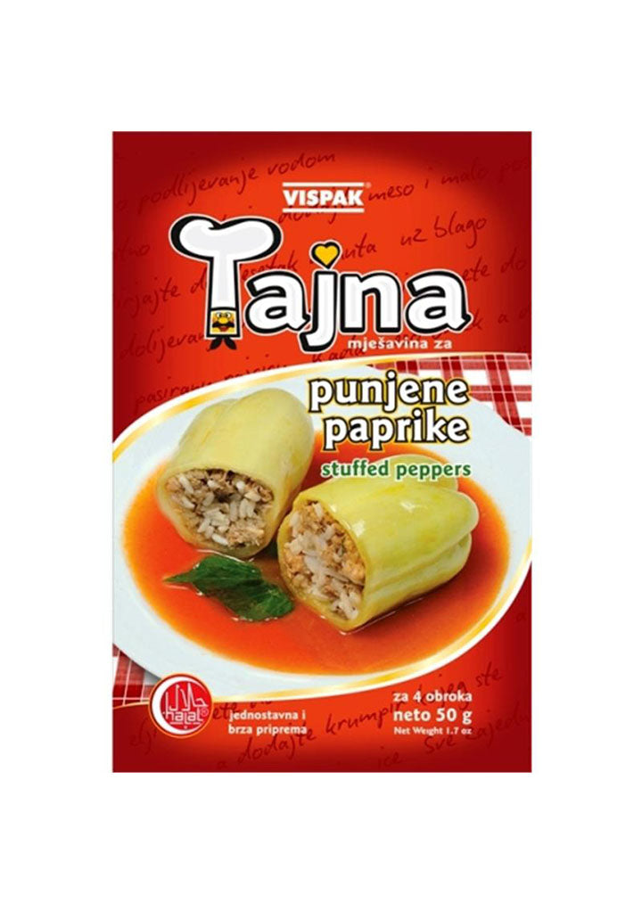 Vispak - Tajna stuffed peppers 50g Halal