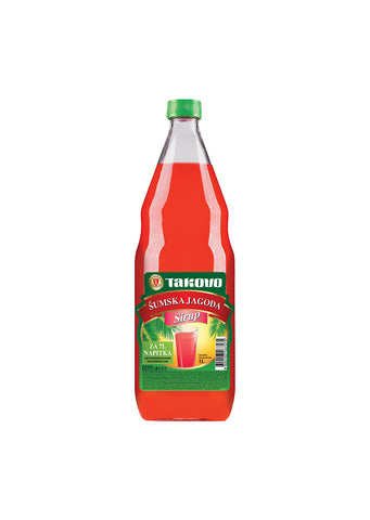Takovo Forest strawberry syrup 1L