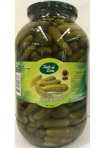 Taste of Zima Traditional Gherkins 1950g