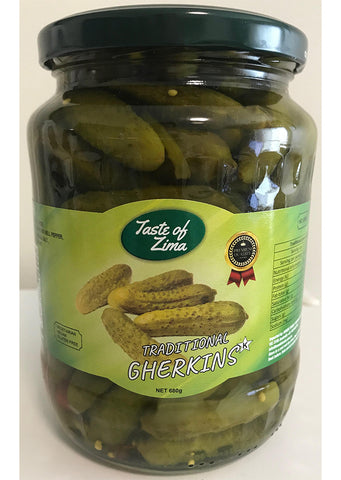 Taste of Zima Traditional Gherkins 680g