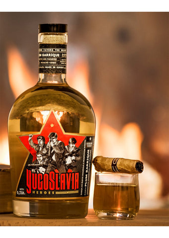 Yugoslavia Plum brandy barrique 45% vol. Alcohol 700ml