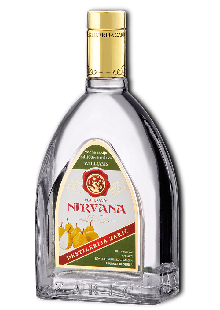 Zaric Nirvana Williams Pear brandy 40% vol. Alcohol 700ml