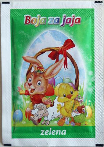 Easter - Egg color green 2pcs