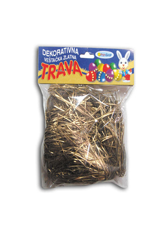 Easter - Decorative fake golden grass